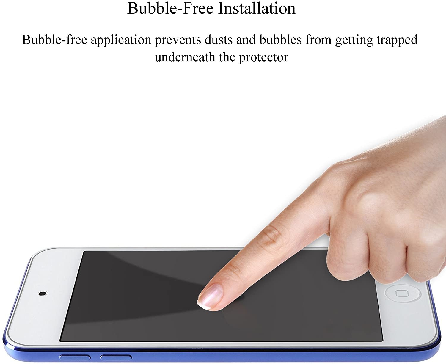 Ailun Screen Protector for iPod Touch 7 Touch 6 Touch 5 Curved Edge Tempered Glass 3Pack Compatible with iPod Touch 7th Generation 2019 Released 6th Generation 2015 Released 5th Generation Case Frien