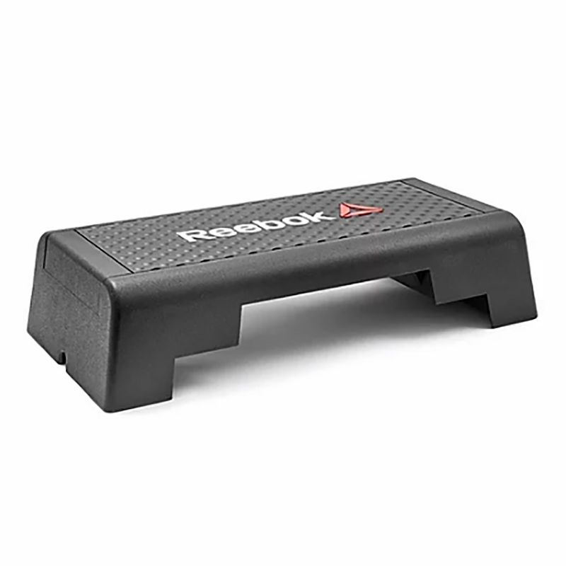 Reebok Mini Aerobic Exercise Step Platform Versatile Home Gym Workout Equipment for All Skill Levels, Black