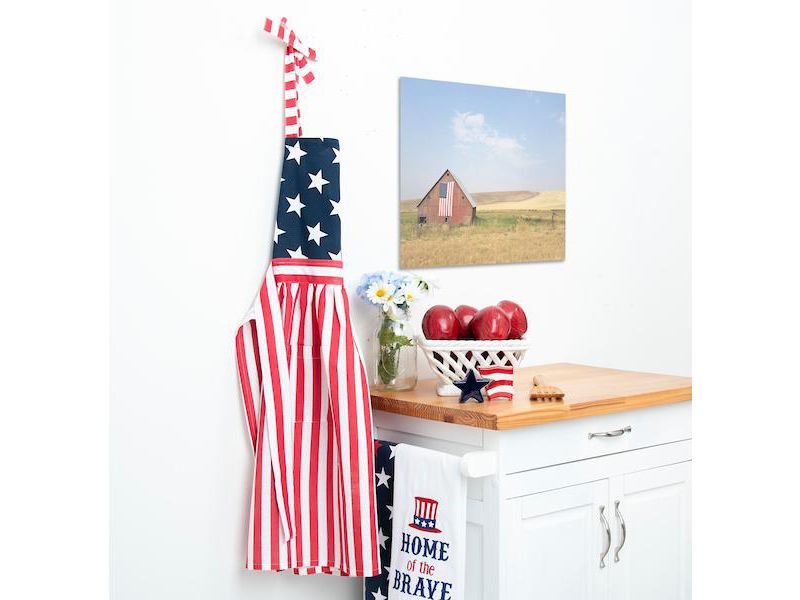 C&F Home Stars and Stripes July 4th Apron
