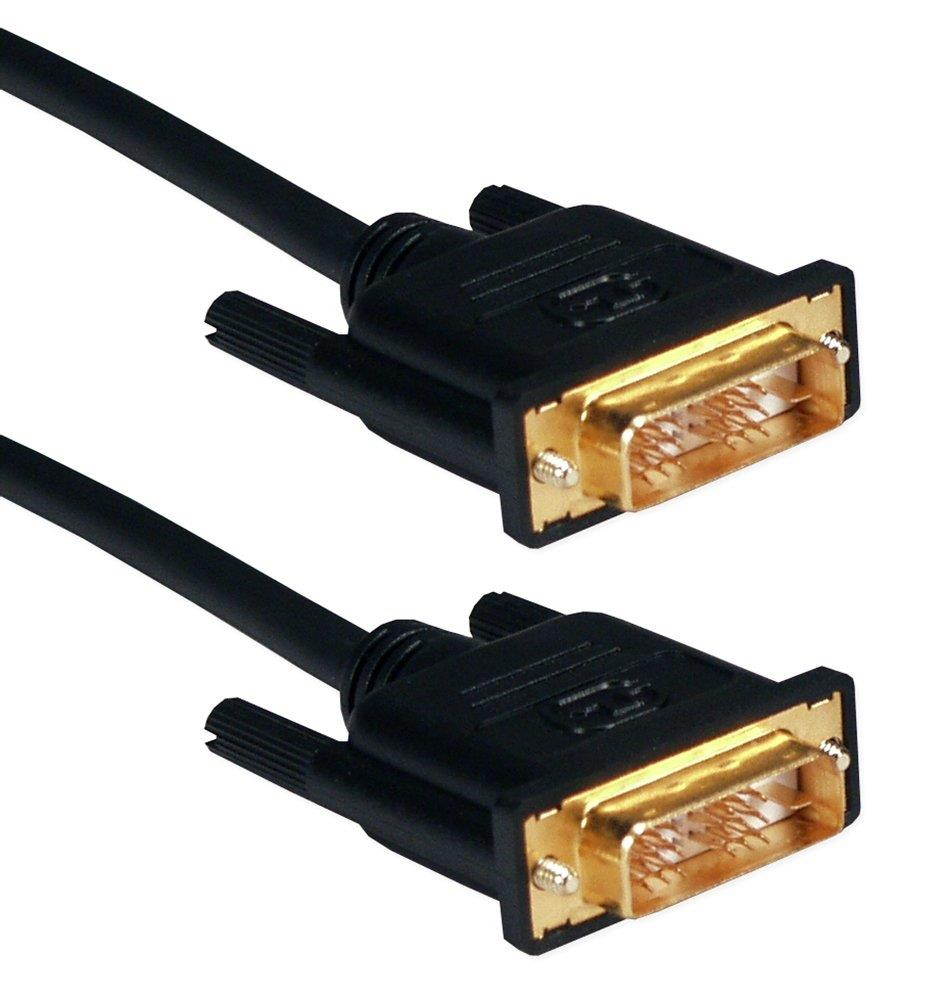 QVS HSDVIG-8MC 8-Meter DVI Male to Male HDTV & Digital Flat Panel Gold Video Cable