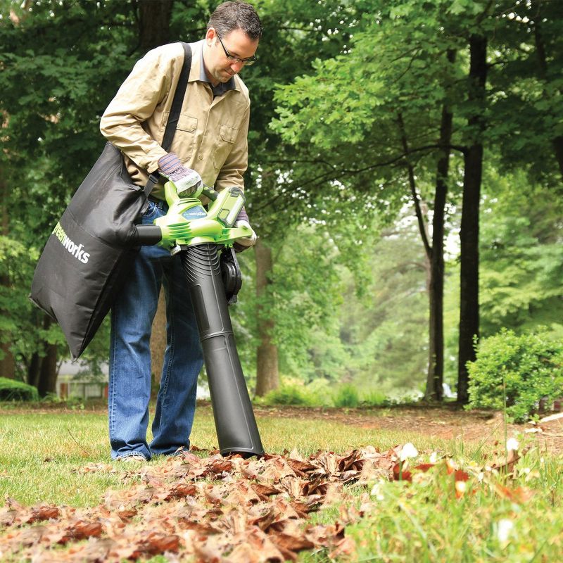 Greenworks 24312VT 40V G-MAX Lithium-Ion DigiPro Brushless Variable-Speed Handheld Blower Vac (Tool Only)