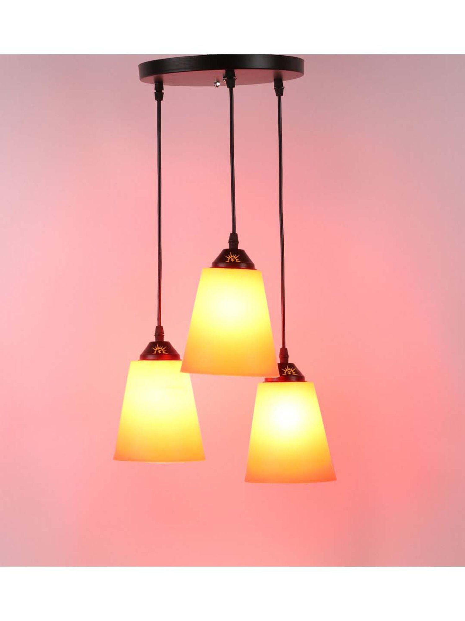 DecorativeRay Red Hanging Light - Set of 1