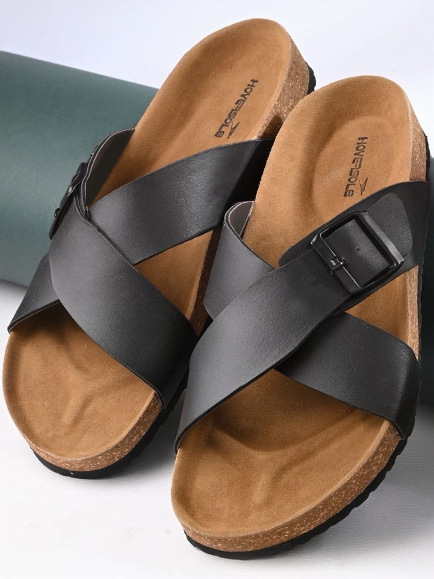 Forca by Lifestyle Men's Black Slides