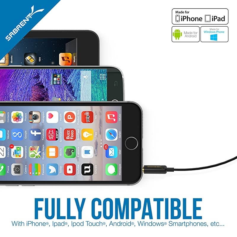 LavalierLapel Clipon Omnidirectional Condenser Microphone for iPhone Android Smartphones or Any Other Mobile Device AUSMCR