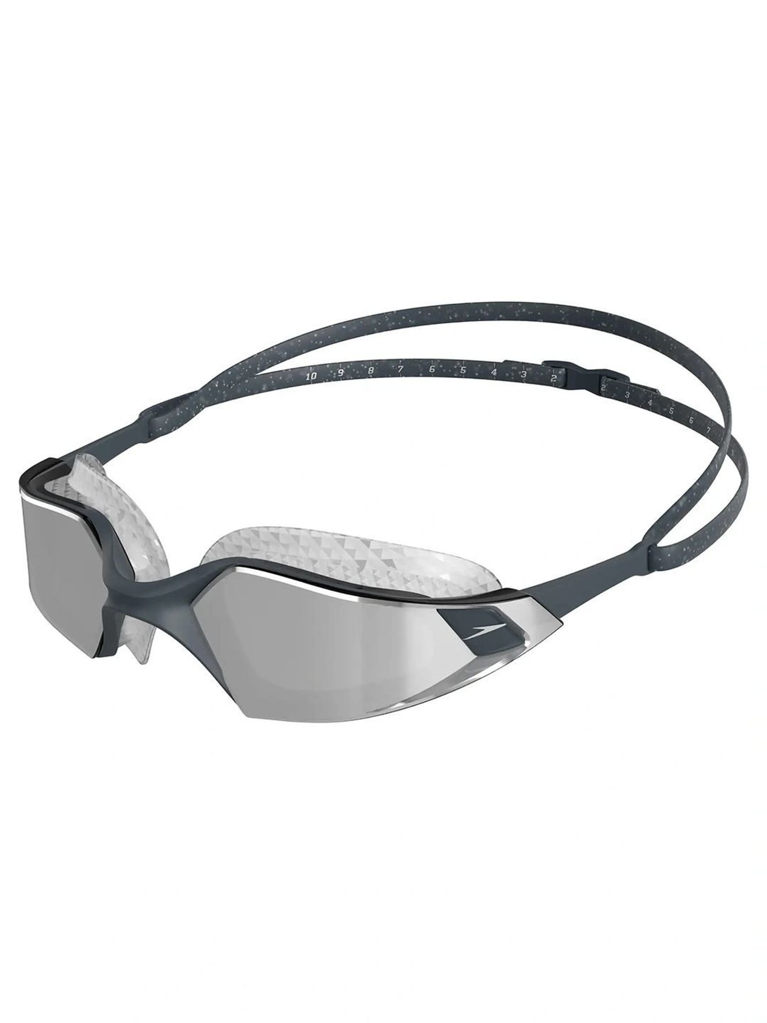 Speedo Unisex Adult Aquapulse Pro Mirror-Lens Swim Goggles (Grey)