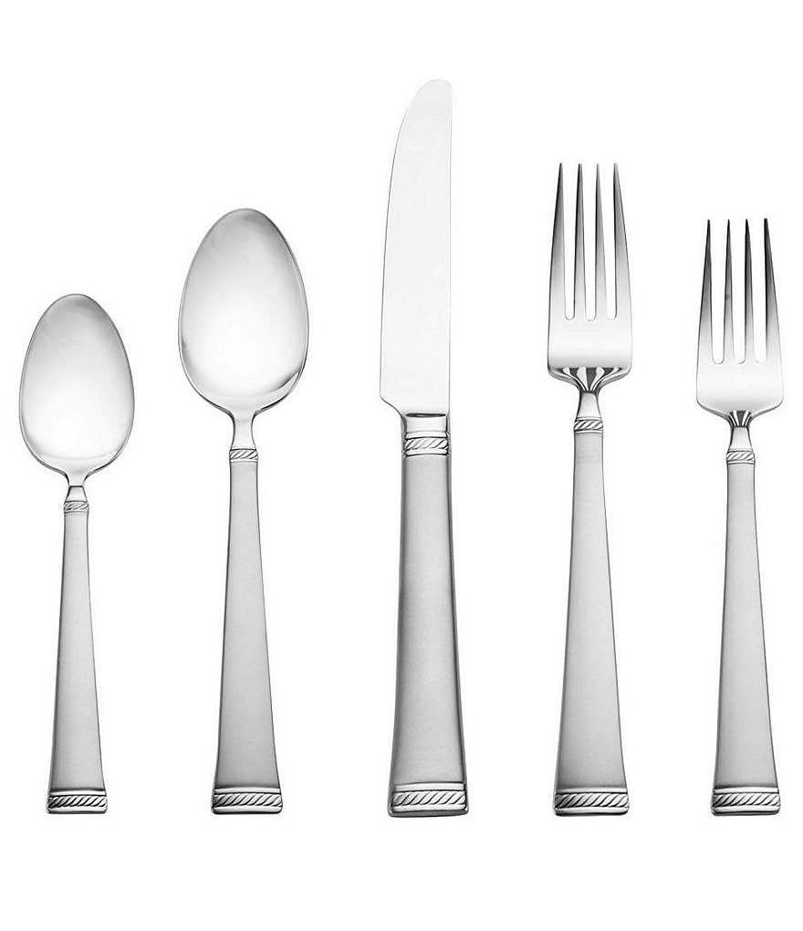 Mikasa Meris Frost 20-Piece Stainless Steel Flatware Set