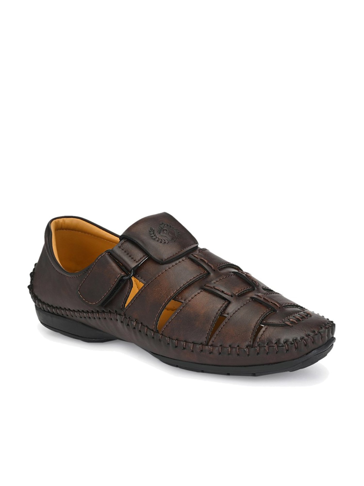 Prolific Dark Brown Fisherman Sandals