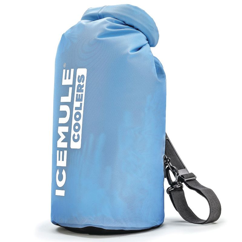 IceMule Classic Small Collapsible Portable Soft Side Roll Top 10 Liter 6 Can Lightweight Insulated Waterproof Leak Proof Backpack Cooler Sling Bag