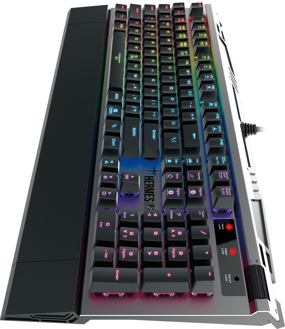 2, 60% Wired/Wireless Mechanical Keyboard (Kailh Box Brown Switch/White Case) - Full Keys Programmable - True RGB Backlit - Tap Arrow Keys - Double Shot PBT Keycaps - NKRO - 1900mAh Battery