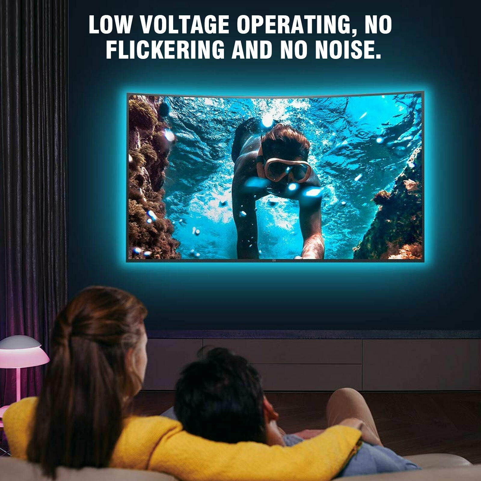 5050 RGB LED Strip Light Backlight Decor USB TV PC Waterproof Bias Lighting DC5V