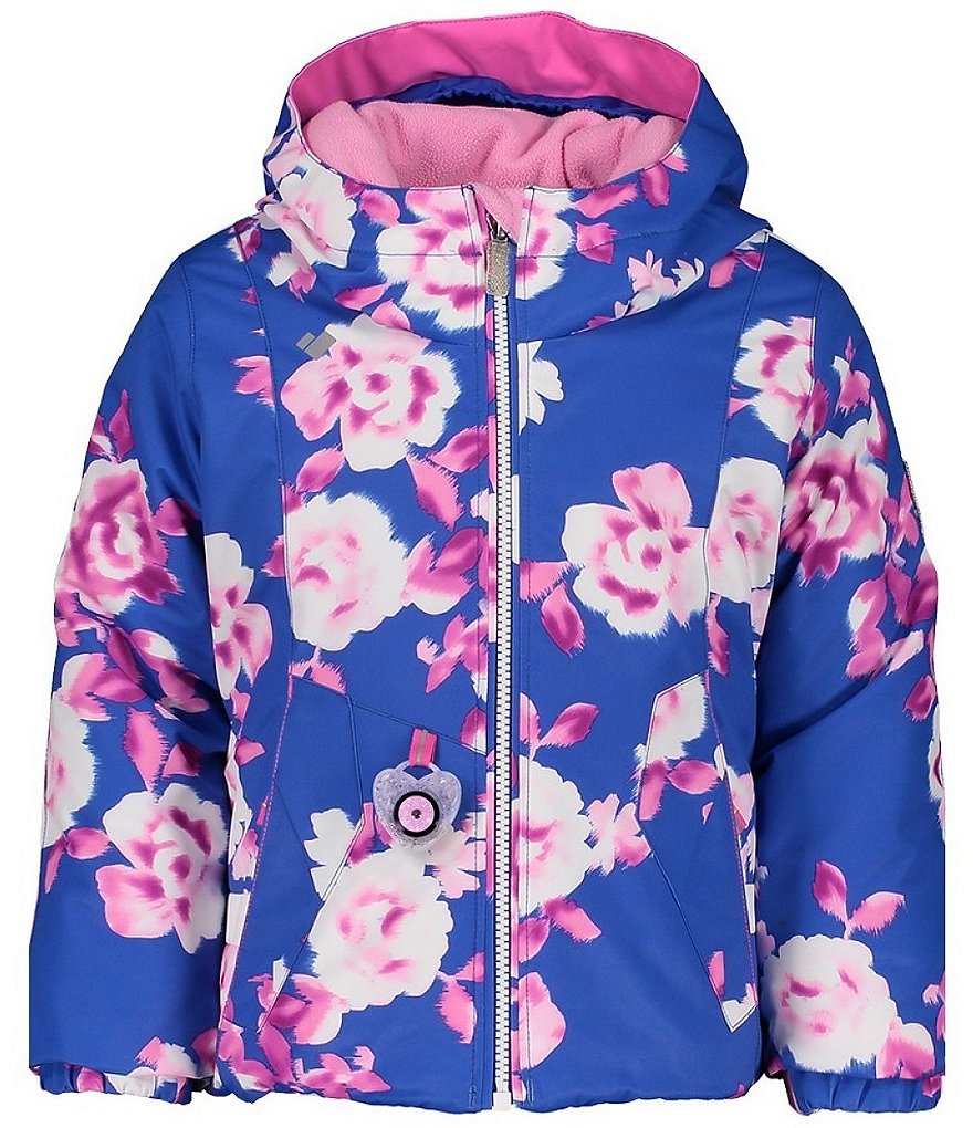 Obermeyer Little/Big Girls 1-8 Iris Bluebird Day Print Ski Jacket