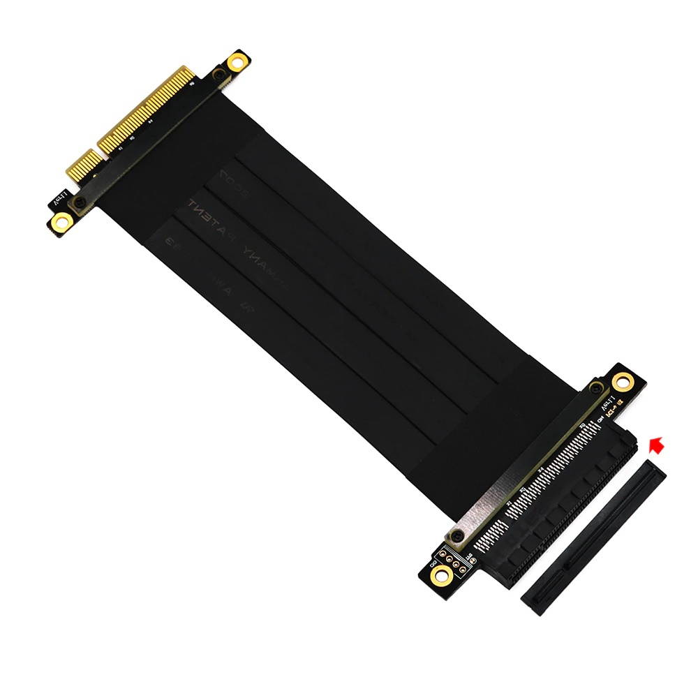 Misskit PCIe extension cable PCI e 8X extension cable PCI-e PCI express x8 Riser Cables Adapter Converter Connector Flat Cable(7.87")