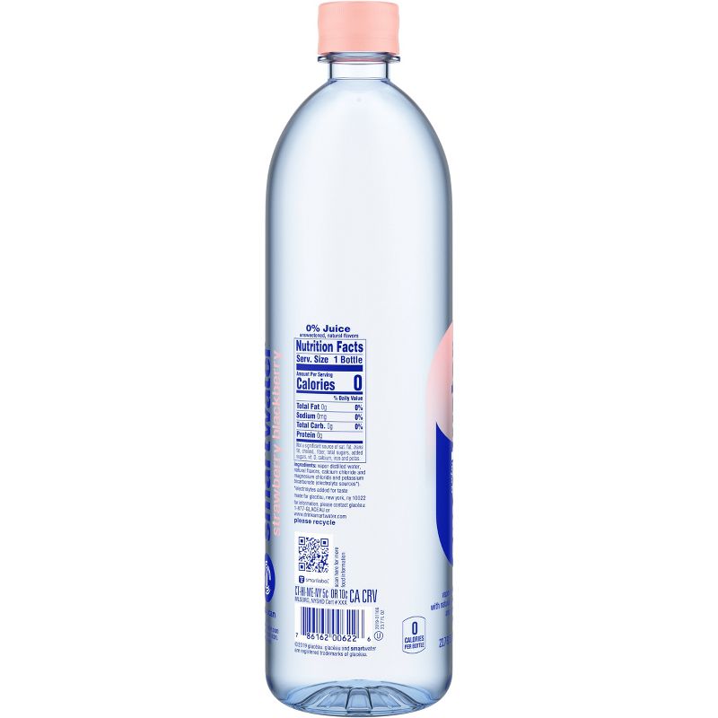 Smartwater Strawberry Blackberry Water - 23.7 fl oz Water