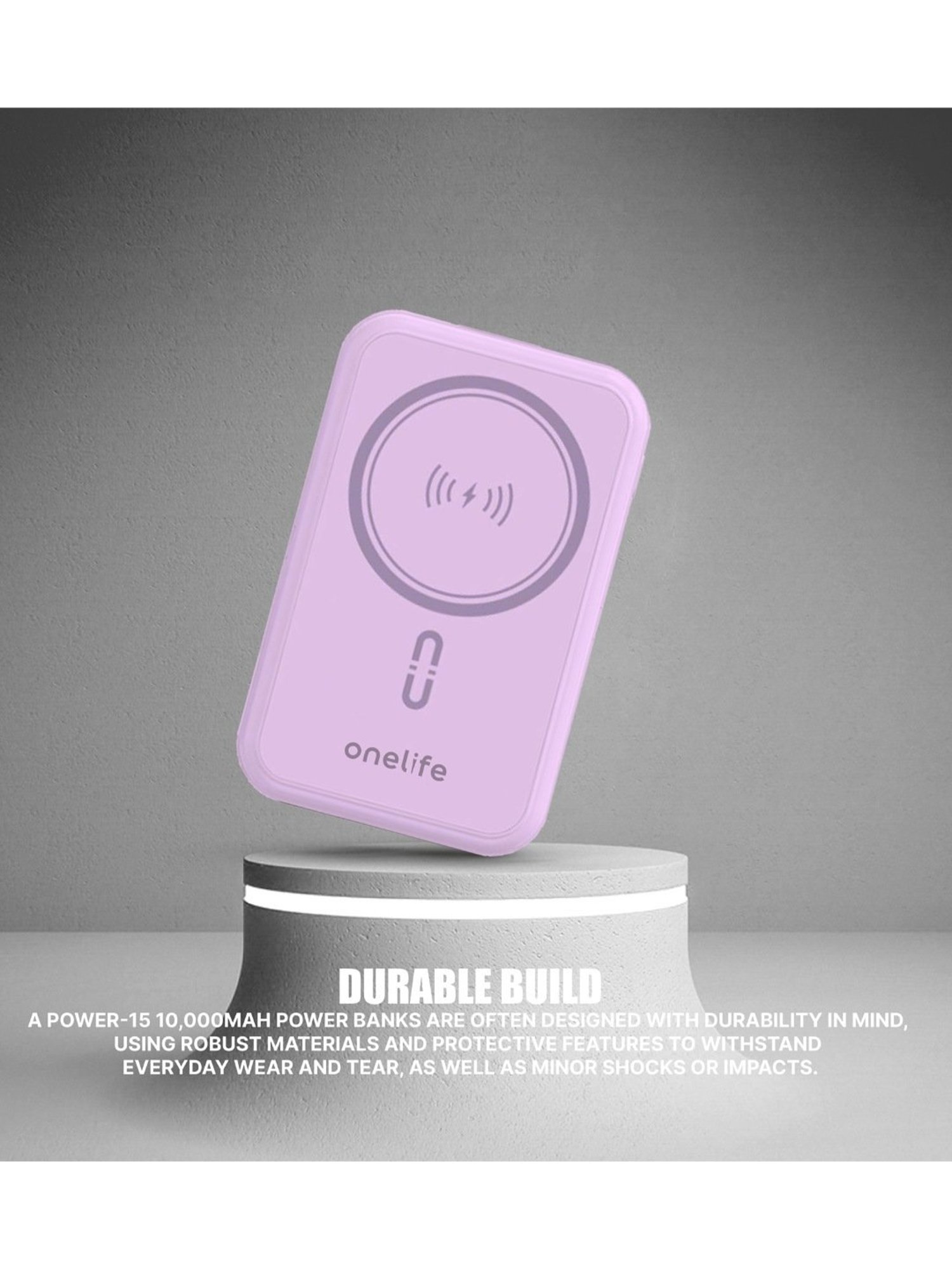 Onelife Power 15, 15W Magnetic Magsafe Wireless (Purple)