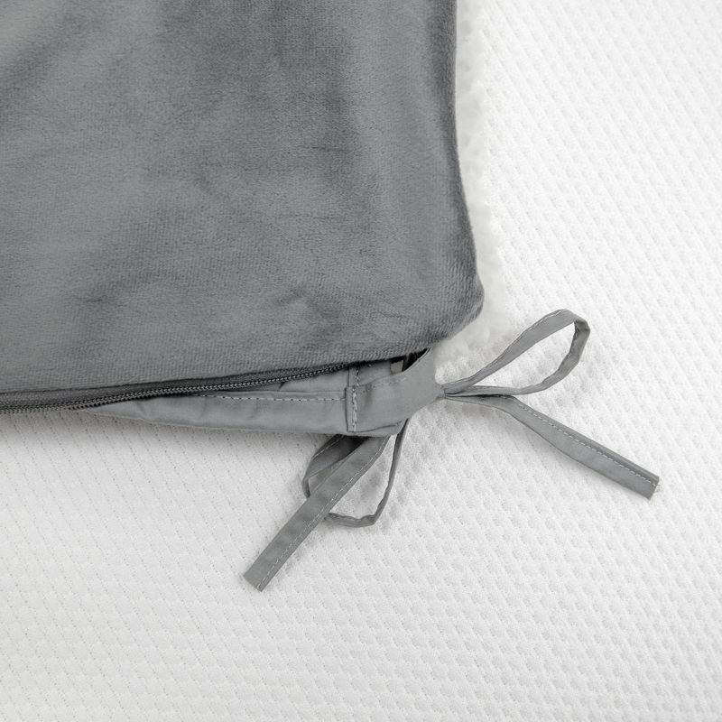 SensorPEDIC 15lb. Serenity Weighted Blanket with Removable Cover with Sherpa and Plush Fabrics
