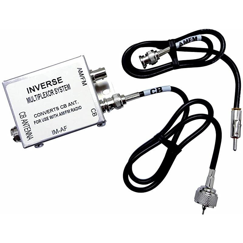 ImAF Splitter CB AM FM Radio Audio Stereo Antenna MultiPlexor