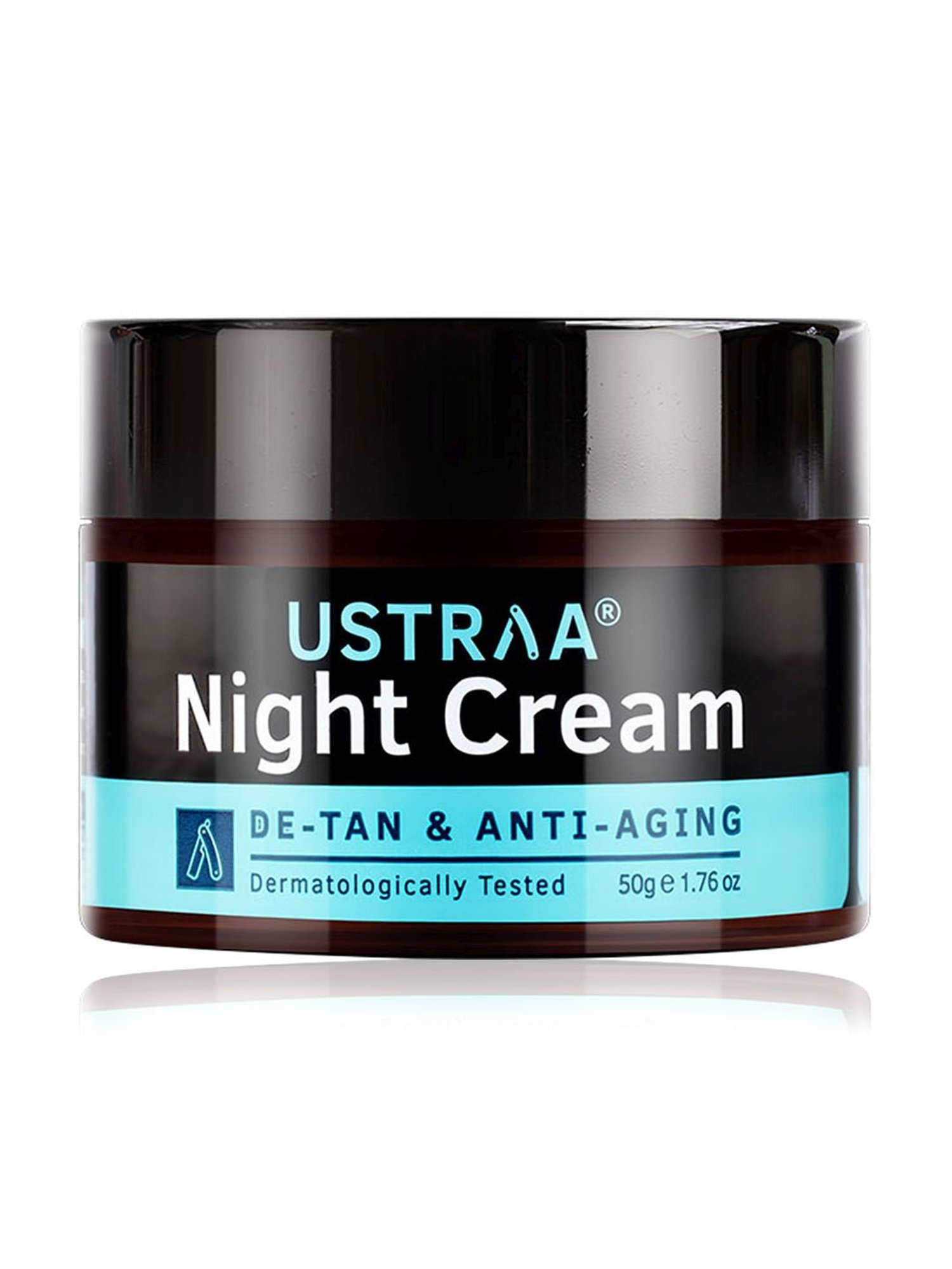 Ustraa Night Cream - De-tan and Anti-aging - 50 gm & Face Wash For Dry Skin - 200 gm