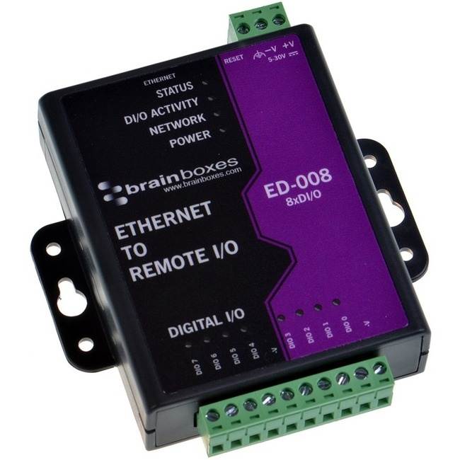 ETHERNET TO 8 DIGITAL IO PORTS