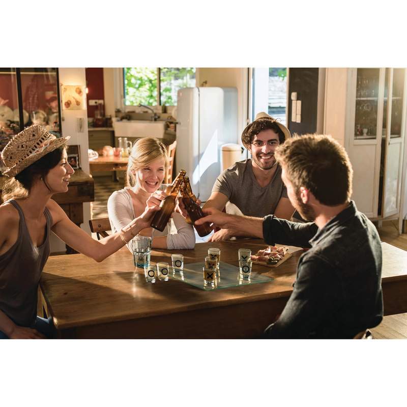 Maxam Shot Glass Tic-Tac-Toe Game