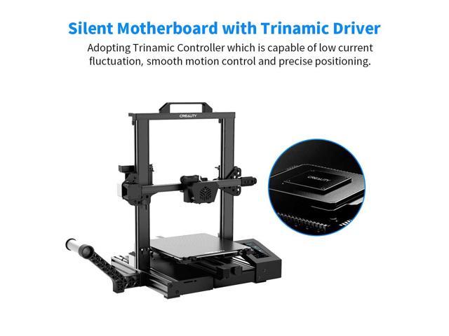 Creality CR-6 SE 3D Printer, 2020 Newest Auto Level DIY Printer Kit with Silent Mainboard, Touchscreen, Meanwell Power Supply, Tempered Glass Plate and Dual Z-axis Print Size 235 x 235 x 250 mm