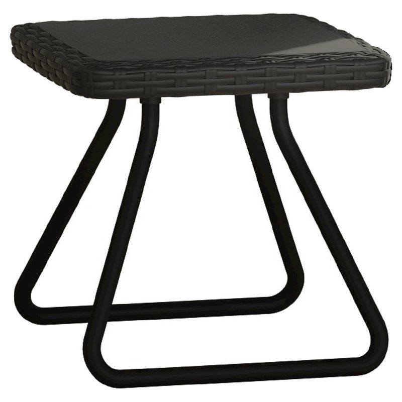 Pacific Seating Sun Lounger With Table Set 3pc Gray - Keter