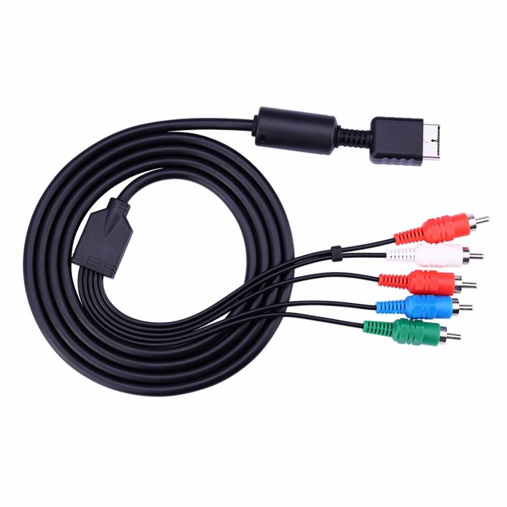 AV Multi Out to Component Video/Audio Cable Cord For Sony Playstation PS2 PS3 Male to Male