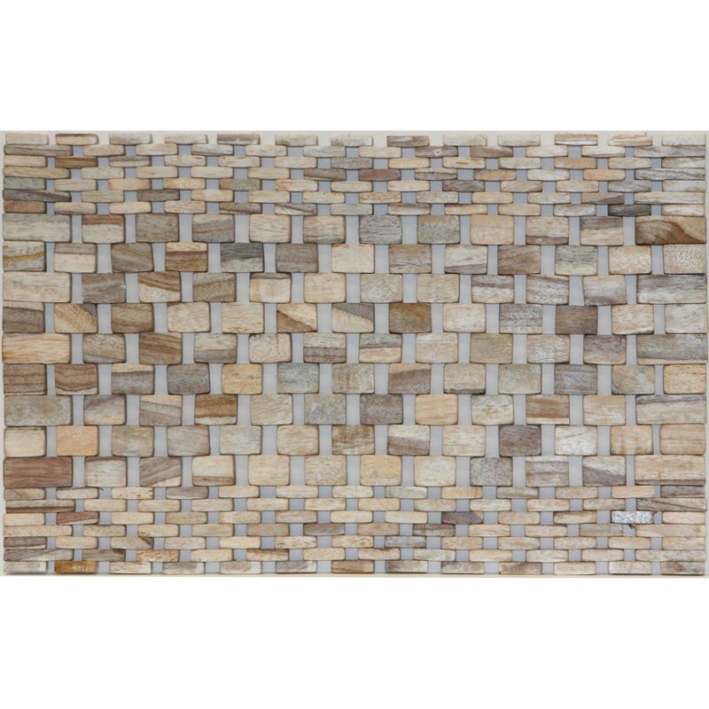 2pk Rosewood Placemats White - Hip-o Modern Living