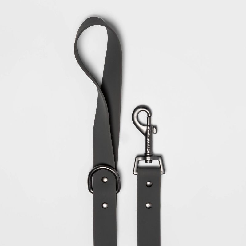 PVC Webbing Dog Leash - M - Gray - Boots & Barkley™