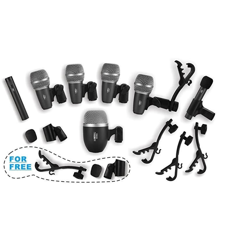 Microphone Kit for Drum and Other Musical Instruments A Whole Set Mic