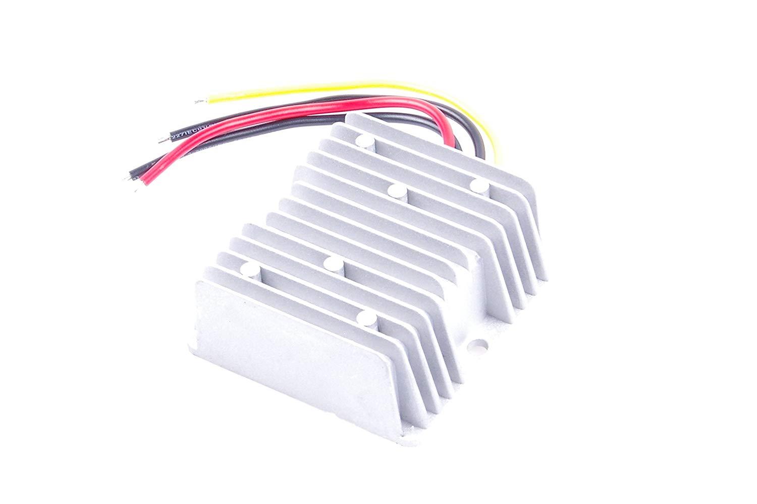 KNACRO DC-DC 12V 24V 36V (8-40V) to 6V 10A 60W Buck Power Converter/Step Down Power Supply Waterproof
