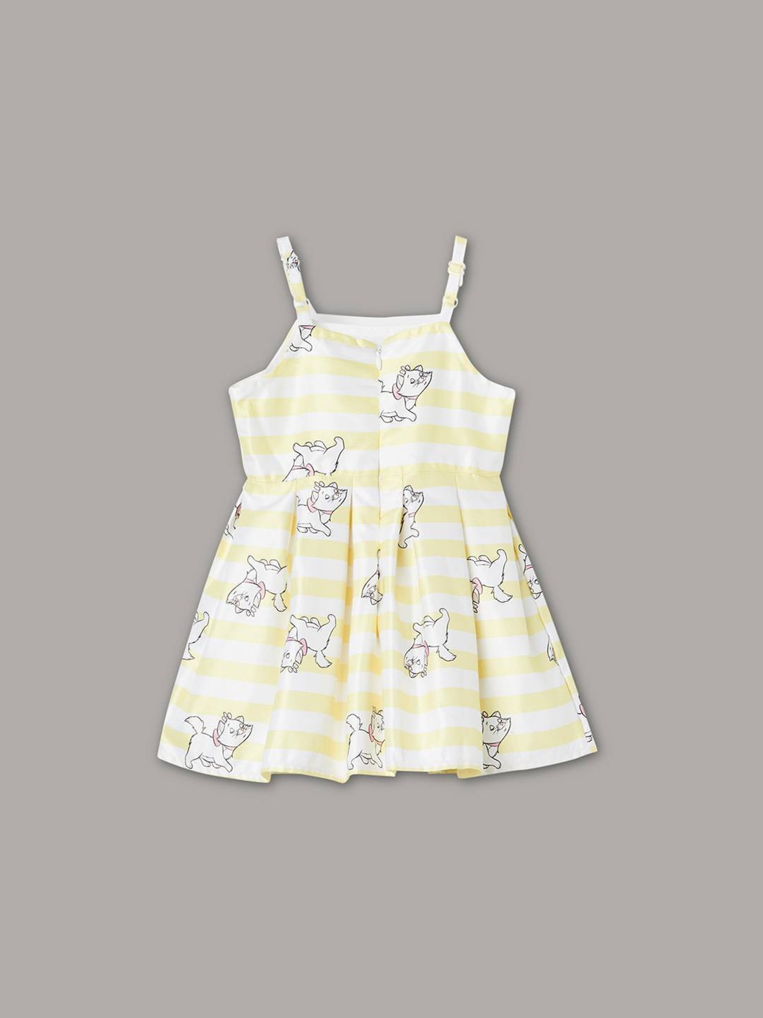 Juniors by Lifestyle Girls Yellow All Over Print Dress