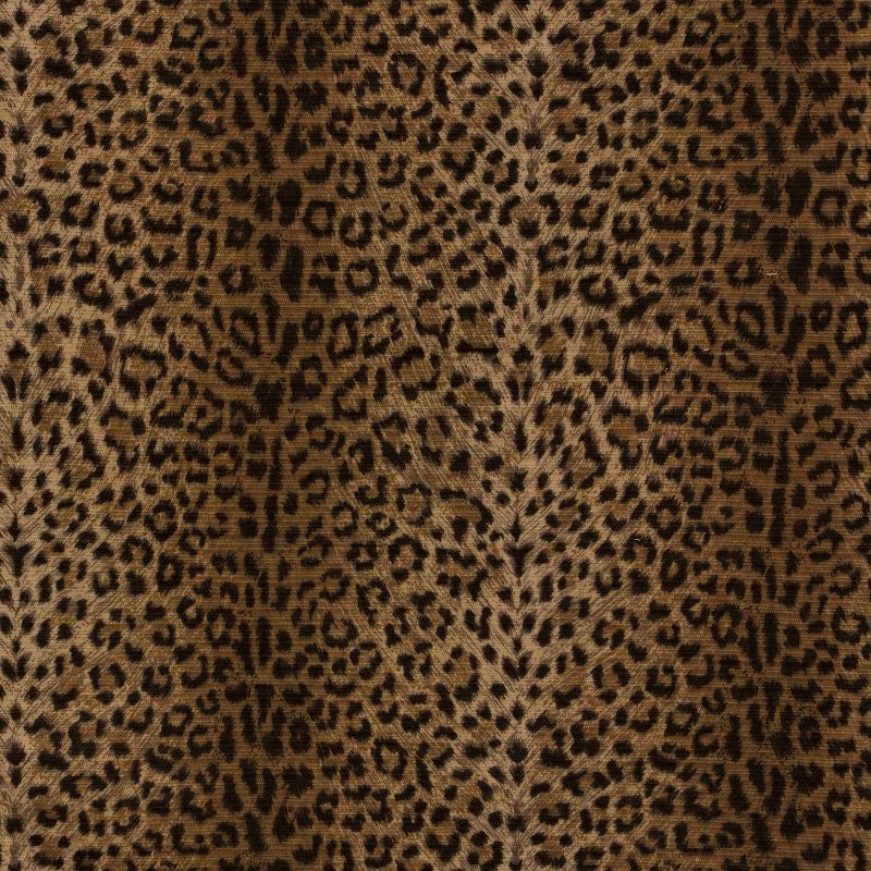 18"x18" Polyester Cheetah Square Throw Pillow Brown - Skyline Furniture