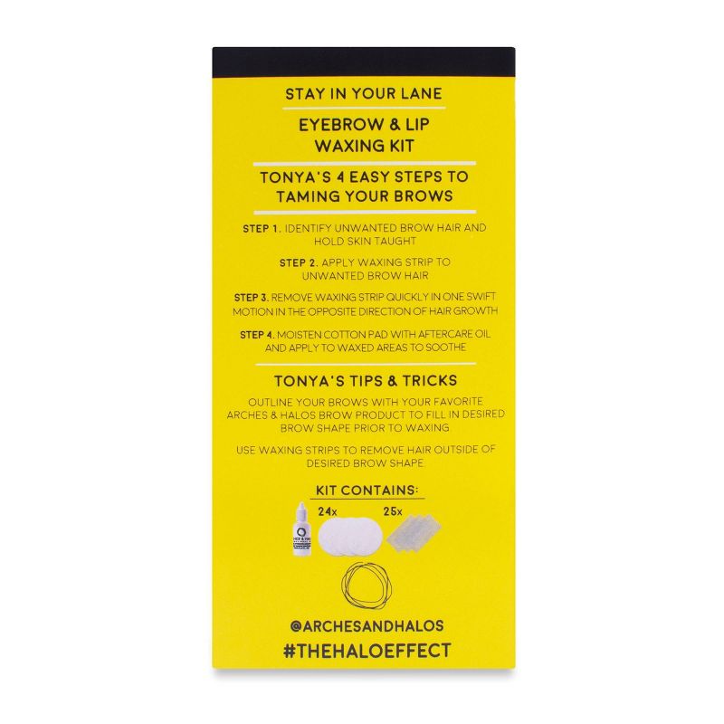 Arches & Halos New Eyebrow & Lip Waxing Kit - 3pc
