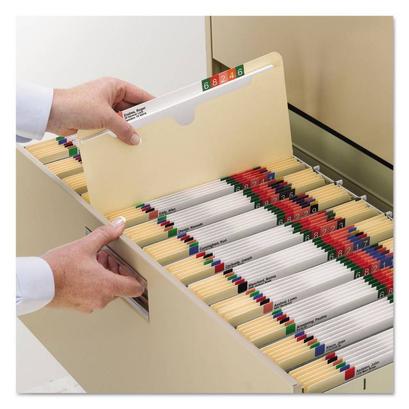 Smead Double-Ply Pocket File Jacket, 1 1/2" Accordion Expansion, Ltr, 11 Point Manila, 50/Box