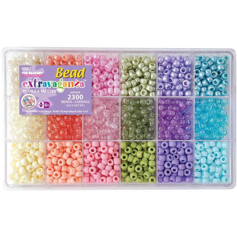 Bead Extravaganza Bead Box Kit 19.75oz-Pastel