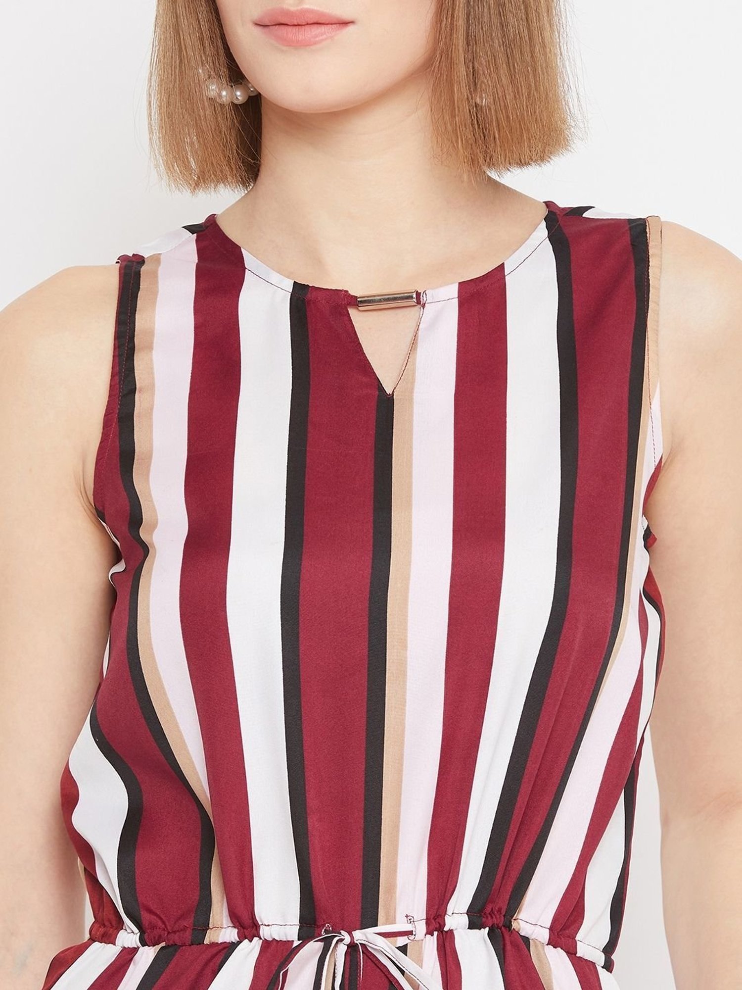 Belle Fille Blue Floral Print Playsuit