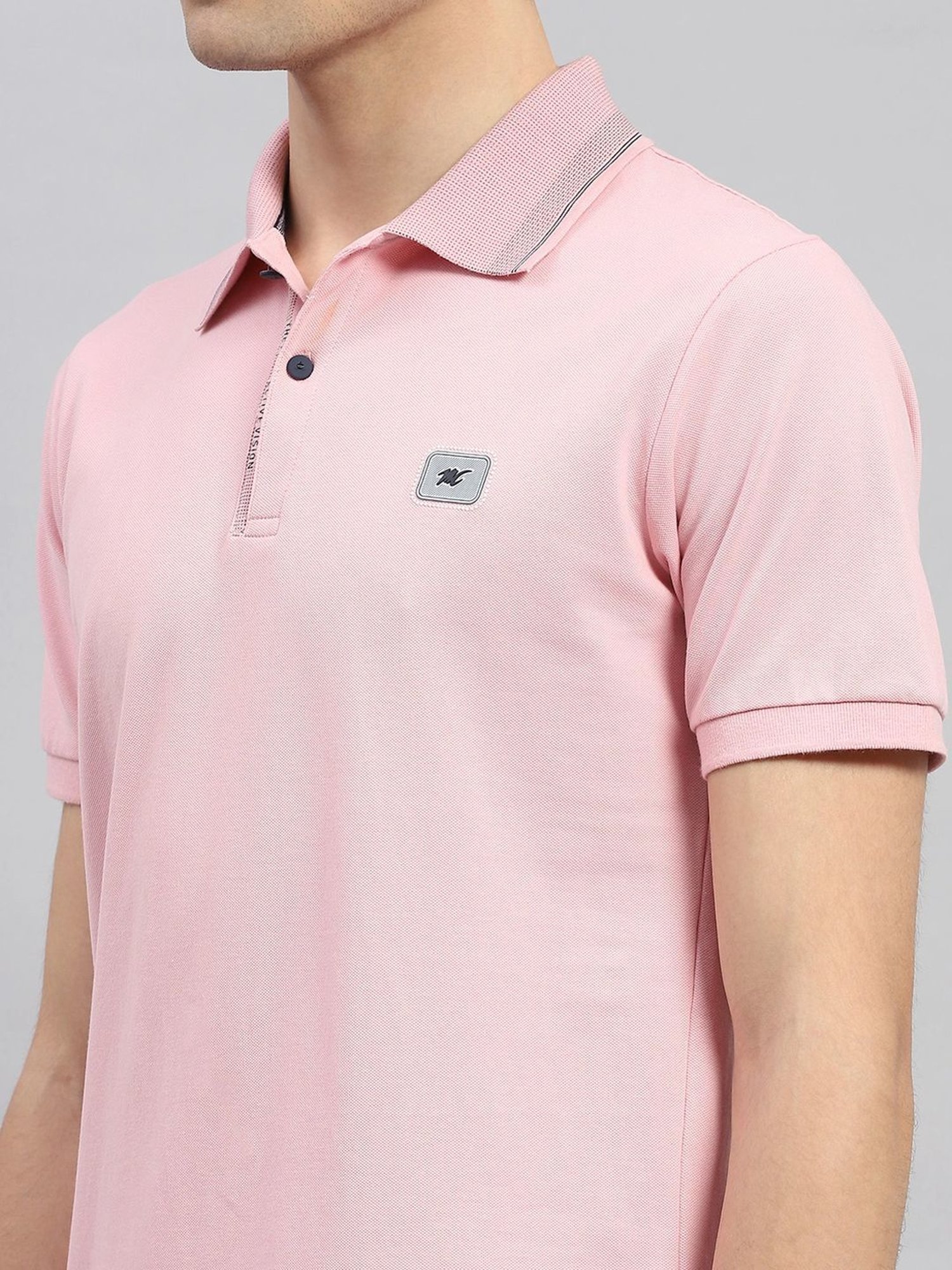 Monte Carlo Pink Regular Fit Polo T-Shirt
