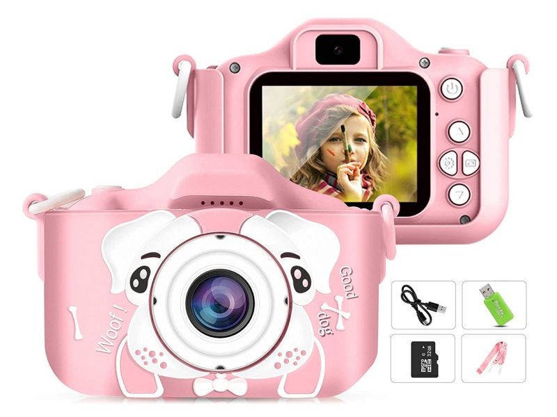 Kids Camera for Girls Boys, Kids Selfie Camera, Children's Camera 20.0MP HD Digital Video Camera for Children, Dual Camera Camcorder, 2.0 Inch IPS Screen, Great for 3-17 Y
