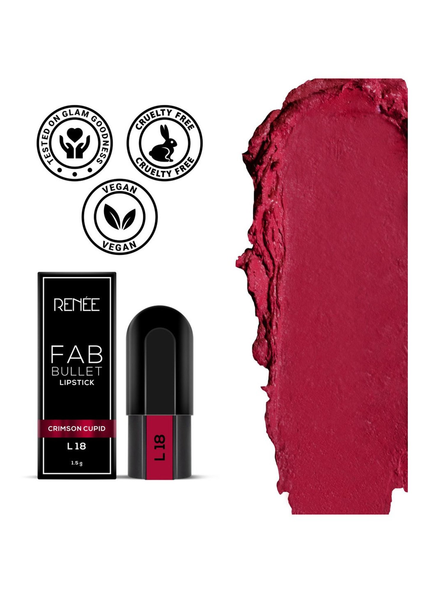 Renee Fab Bullet L 18 Crimson Cupid - 1.5 gm