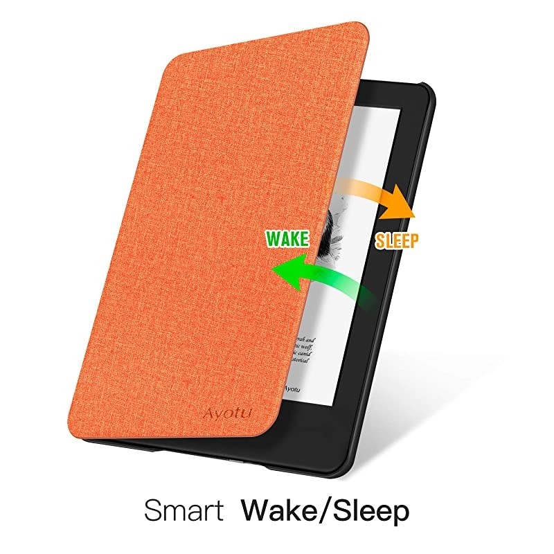 Case for AllNew Kindle 10th Gen 2019 Release Durable Cover with Auto WakeSleep fits  AllNew Kindle 2019will not fit Kindle Paperwhite or Kindle Oasis Orange