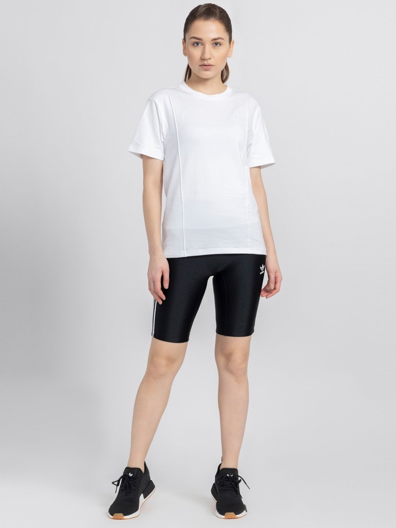 Adidas Originals Black Striped Shorts