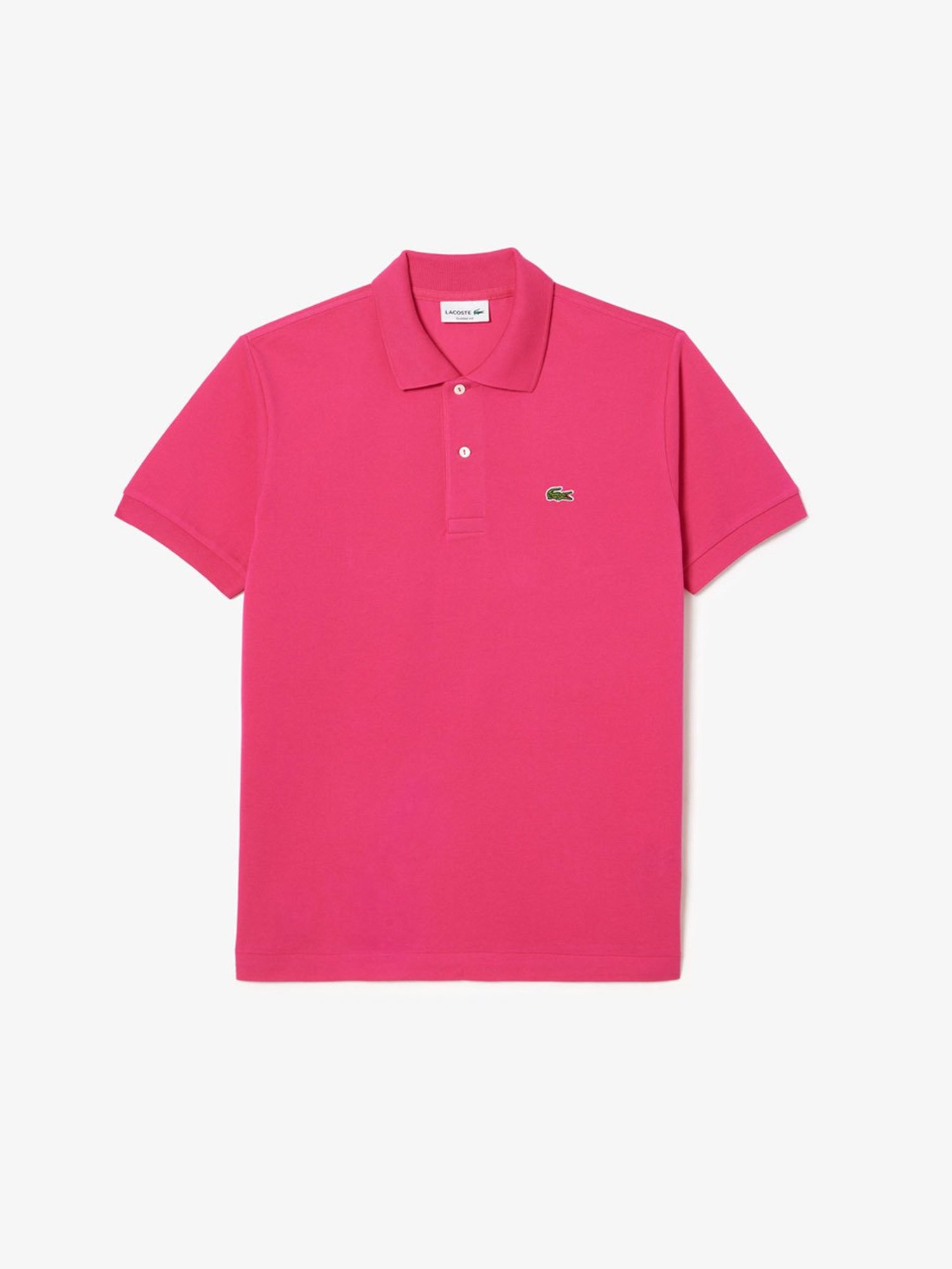 Lacoste Pink Cotton Classic Fit Polo T-Shirt