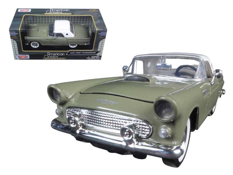 1958 Ford Fairlane 4 Door Seaspray Green and Silvertone Green Limited Edition to 240 pieces Worldwide 1/43 Model Car by Goldvarg Collection