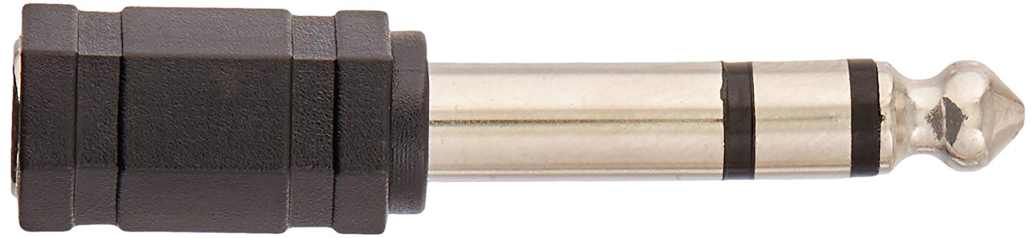 Parts Express 3.5mm Stereo Jack To 1/4" Stereo Plug Adapter