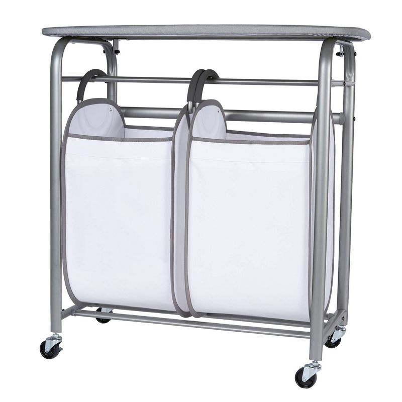 Neatfreak Easy Access Double Laundry Sorter with Folding Table