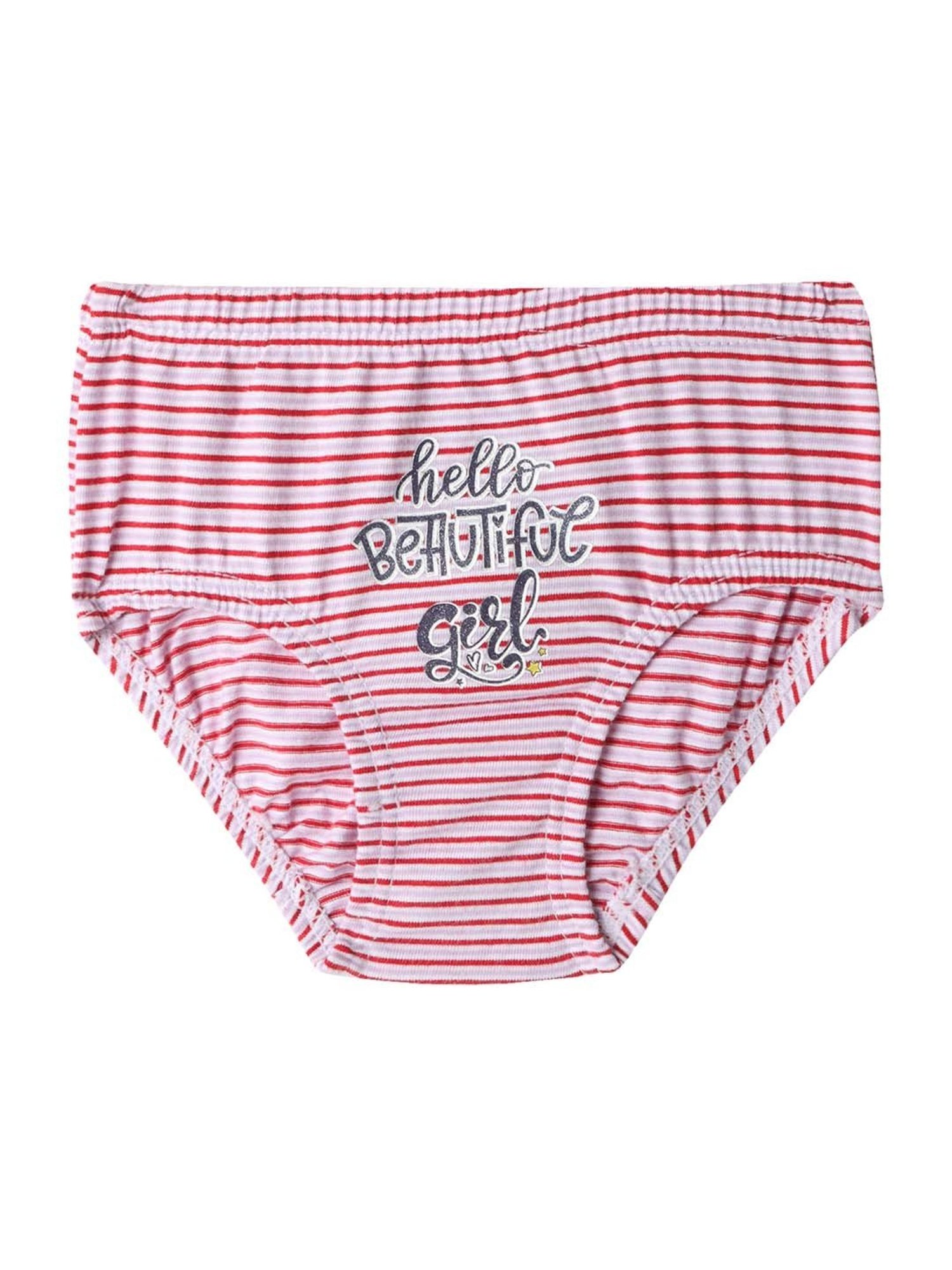D'chica Kids Multicolor Cotton Printed Panties - Pack of 6