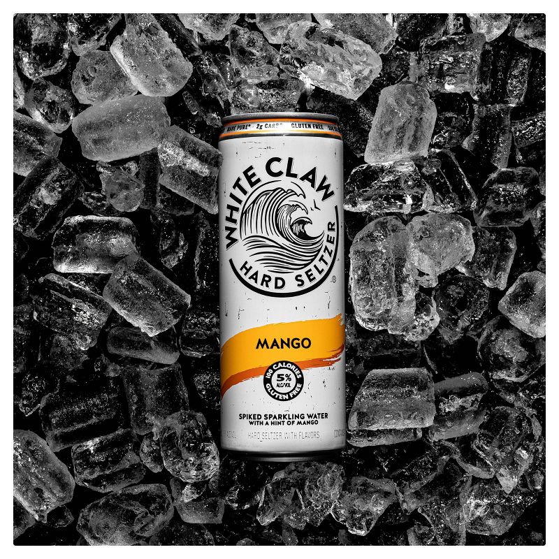 White Claw Mango Hard Seltzer - 6pk/12 fl oz Slim Cans