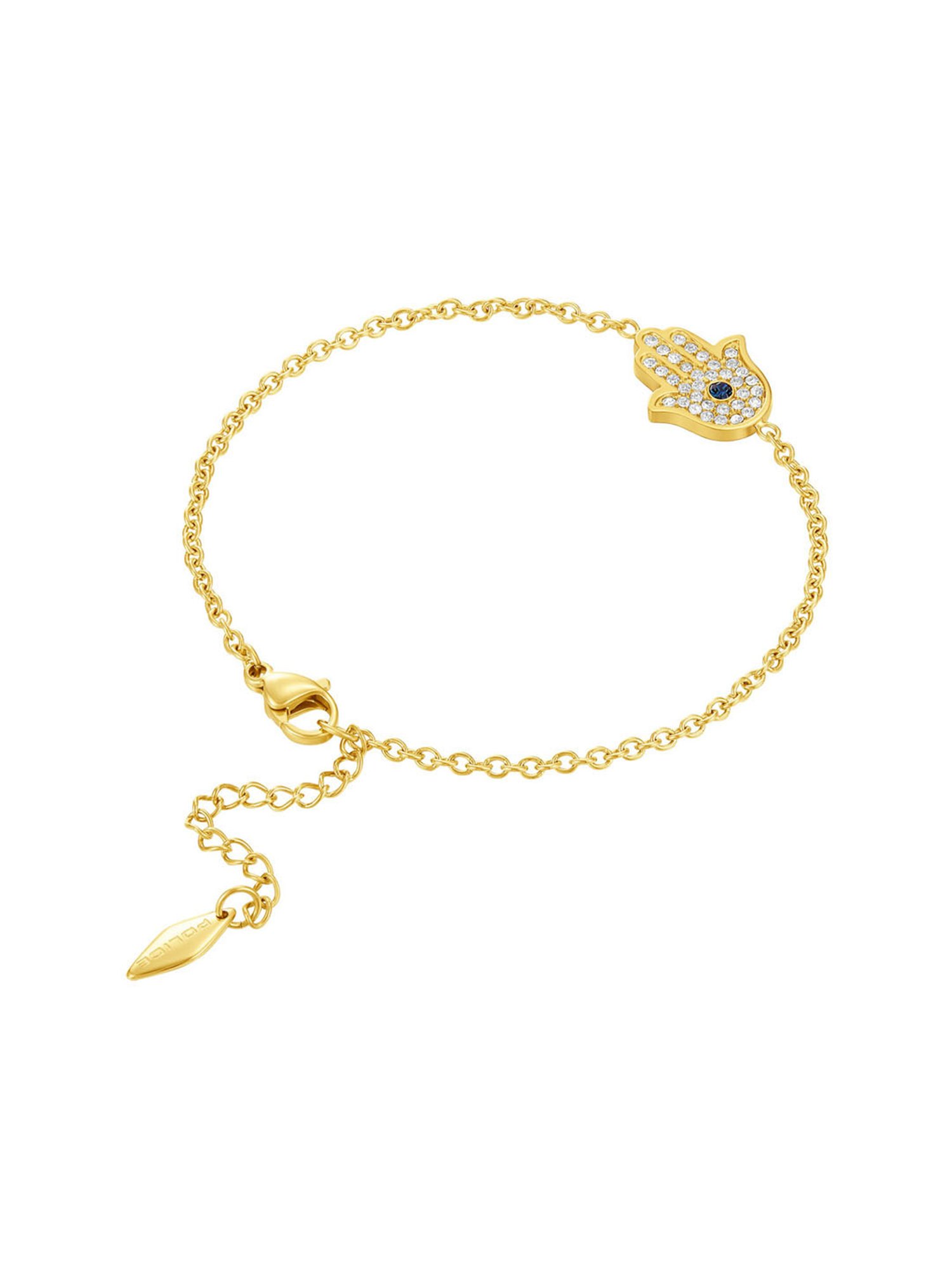 Police Vision Fatima Crystal Blue Flexible fit Bracelet for Women