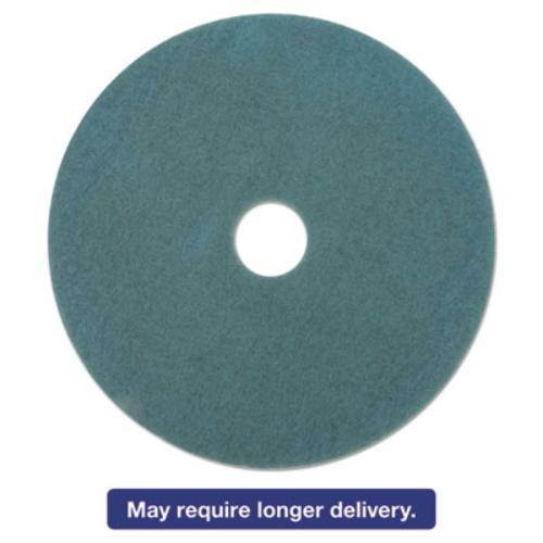 Ultra High-Speed High Burnish Floor Pads, 19-Inch, Aqua, 5/Carton BWK4019AQU