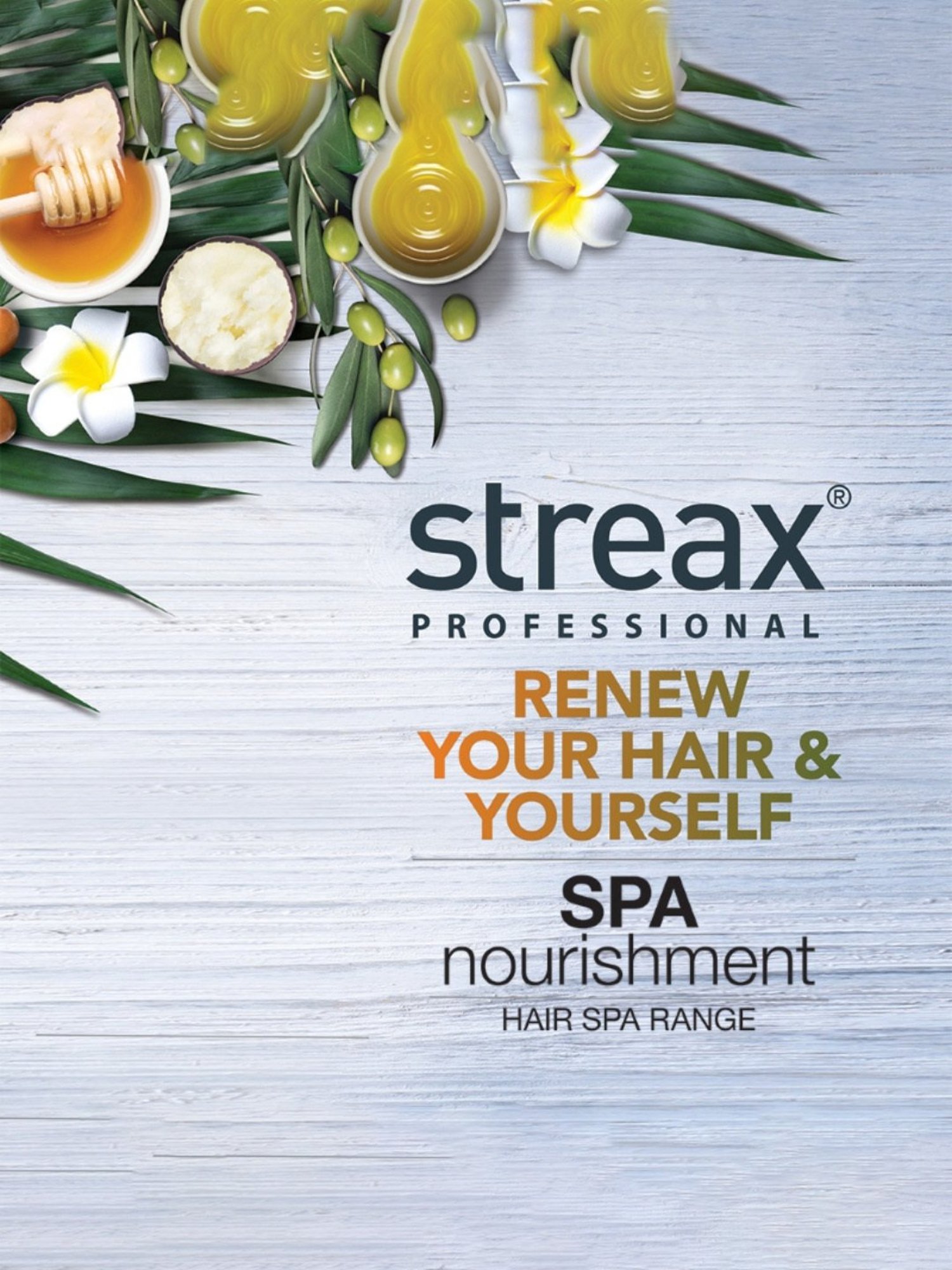 Streax Professional Spa Nourishment Repair & Reconstruct Concentrate - Pack of 2